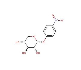 4-Nitrophenyl &alpha;-D-xylopyranoside (CAS 10238-28-5) - chemical structure image