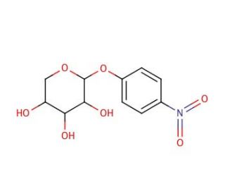 4-Nitrophenyl &alpha;-L-arabinopyranoside (CAS 1223-07-0) - chemical structure image