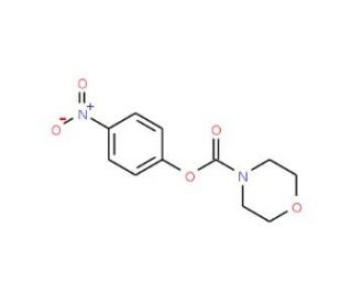 4-nitrophenyl morpholine-4-carboxylate (CAS 17376-42-0) - chemical structure image