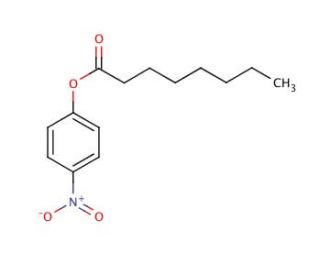 4-Nitrophenyl octanoate (CAS 1956-10-1) - chemical structure image