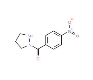 (4-Nitrophenyl)(tetrahydro-1H-pyrazol-1-yl)methanone - chemical structure image