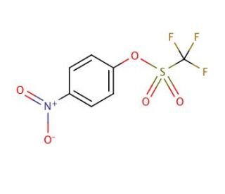 4-Nitrophenyl trifluoromethanesulfonate (CAS 17763-80-3) - chemical structure image
