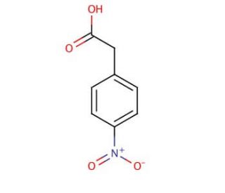 4-Nitrophenylacetic acid (CAS 104-03-0) - chemical structure image