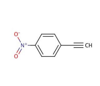 4-Nitrophenylacetylene (CAS 937-31-5) - chemical structure image