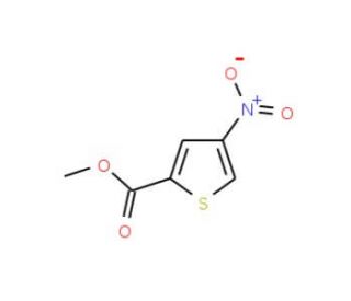 4-Nitrothiophene-2-carboxylic acid methyl ester (CAS 24647-78-7) - chemical structure image