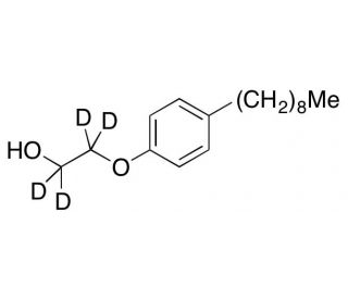 4-Nonyl Phenol Monoethoxylate-d4 (CAS 104-35-8) - chemical structure image