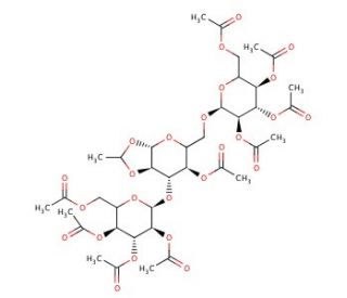 4-O-Acetyl-3,6-di-O-(2,3,4,6-tetra-O-acetyl-&alpha;-D-mannopyranosyl)-1,2-ethylidene-&beta;-D-mannopyranose (CAS 230953-17-0) - chemical