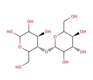4-O-&alpha;-D-Mannopyranosyl-d-mannopyrannose - chemical structure image