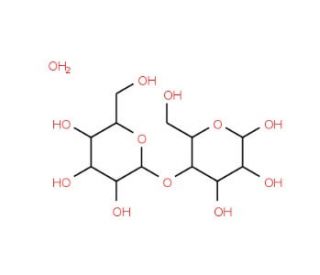 4-O-(b-D-Galactopyranosyl)-a-D-mannopyranose monohydrate (CAS 103302-12-1) - chemical structure image