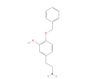 4-O-Benzyl Dopamine (CAS 94026-91-2) - chemical structure image