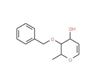4-O-Benzyl-L-rhamnal (CAS 117249-16-8) - chemical structure image