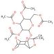 4-O-β−(2,3,4,6-Tetra-O-acetyl-D-galactopyranosyl)-(1′,6′-anhydro-2′,3′-O-isopropylidene-β-D-mannopyranose) - chemical structu