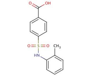 4-o-Tolylsulfamoyl-benzoic acid - chemical structure image