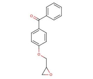 [4-(oxiran-2-ylmethoxy)phenyl](phenyl)methanone - chemical structure image