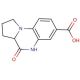 4-oxo-1,2,3,3a,4,5-hexahydropyrrolo[1,2-a]quinoxaline-7-carboxylic acid - chemical structure image