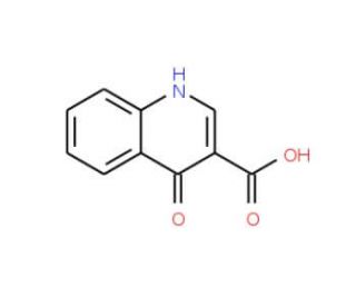 4-Oxo-1,4-dihydroquinoline-3-carboxylic acid (CAS 13721-01-2) - chemical structure image