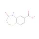 4-oxo-2,3,4,5-tetrahydro-1,5-benzothiazepine-7-carboxylic acid - chemical structure image