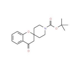 4-oxo-2-spiro(N-Boc-piperidine-4-yl)-benzopyran (CAS 849928-22-9) - chemical structure image