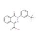 4-Oxo-3-[3-(trifluoromethyl)phenyl]-3,4-dihydro-1-phthalazinecarboxylic acid - chemical structure image