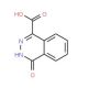 4-Oxo-3,4-dihydro-phthalazine-1-carboxylic acid (CAS 3260-44-4) - chemical structure image