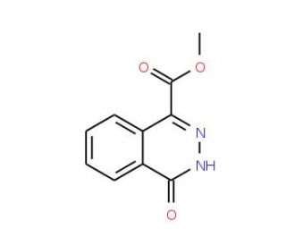 4-Oxo-3,4-dihydro-phthalazine-1-carboxylic acid methyl ester (CAS 53960-10-4) - chemical structure image