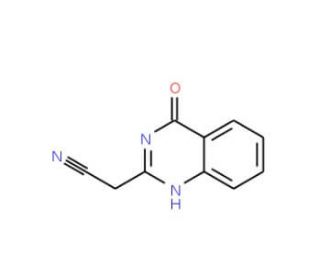(4-oxo-3,4-dihydroquinazolin-2-yl)acetonitrile (CAS 30750-23-3) - chemical structure image