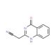 (4-oxo-3,4-dihydroquinazolin-2-yl)acetonitrile (CAS 30750-23-3) - chemical structure image