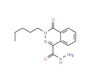 4-Oxo-3-pentyl-3,4-dihydro-phthalazine-1-carboxylic acid hydrazide - chemical structure image