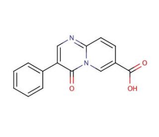 4-Oxo-3-phenyl-4H-pyrido[1,2-a]pyrimidine-7-carboxylic acid - chemical structure image