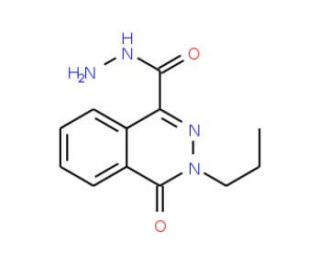 4-Oxo-3-propyl-3,4-dihydro-phthalazine-1-carboxylic acid hydrazide - chemical structure image