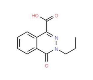 4-Oxo-3-propyl-3,4-dihydro-phthalazine-1-carboxylic acid - chemical structure image