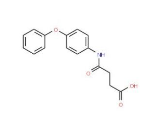 4-Oxo-4-[(4-phenoxyphenyl)amino]butanoic acid - chemical structure image