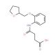 4-Oxo-4-[2-(tetrahydro-2-furanylmethoxy)anilino]-butanoic acid - chemical structure image
