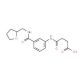4-Oxo-4-(3-{[(tetrahydro-2-furanylmethyl)amino]-carbonyl}anilino)butanoic acid - chemical structure image