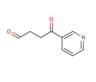 4-Oxo-4-(3-pyridyl)-butanal (CAS 76014-80-7) - chemical structure image