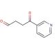 4-Oxo-4-(3-pyridyl)-butanal 的分子结构, CAS编号: 76014-80-7 4-Oxo-4-(3-pyridyl)-butanal (CAS 76014-80-7) - chemical structure image