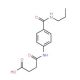 4-Oxo-4-{4-[(propylamino)carbonyl]-anilino}butanoic acid - chemical structure image