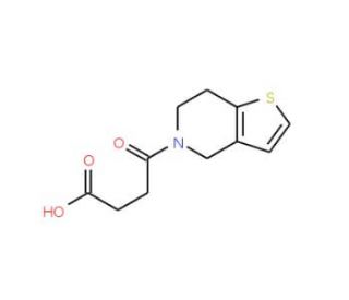 4-oxo-4-{4H,5H,6H,7H-thieno[3,2-c]pyridin-5-yl}butanoic acid - chemical structure image