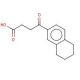 4-oxo-4-(5,6,7,8-tetrahydronaphthalen-2-yl)butanoic acid (CAS 785-17-1) - chemical structure image