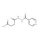 4-Oxo-4-[N′-(pyridine-4-carbonyl)-hydrazino]-butyric acid (CAS 327026-20-0) - chemical structure image