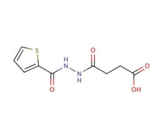 4-Oxo-4-[N&prime;-(thiophene-2-carbonyl)-hydrazino]-butyric acid - chemical structure image