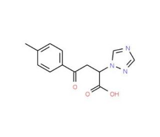 4-Oxo-4-p-tolyl-2-[1,2,4]triazol-1-yl-butyric acid - chemical structure image