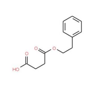 4-Oxo-4-(phenethyloxy)butanoic acid (CAS 153824-41-0) - chemical structure image