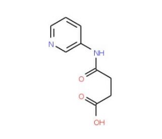 4-Oxo-4-(pyrid-3-ylamino)butyric acid - chemical structure image
