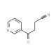 4-oxo-4-pyridin-3-ylbutanenitrile (CAS 36740-10-0) - chemical structure image