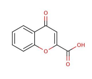 4-Oxo-4H-1-benzopyran-2-carboxylic acid (CAS 4940-39-0) - chemical structure image