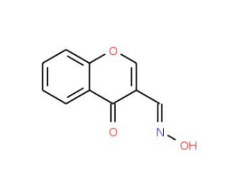 4-oxo-4H-chromene-3-carbaldehyde oxime - chemical structure image