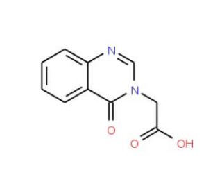 (4-Oxo-4H-quinazolin-3-yl)-acetic acid (CAS 14663-53-7) - chemical structure image