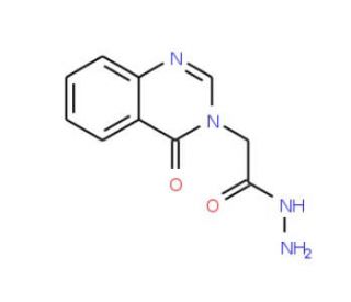 (4-Oxo-4H-quinazolin-3-yl)-acetic acid hydrazide (CAS 67067-01-0) - chemical structure image