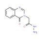 (4-Oxo-4H-quinazolin-3-yl)-acetic acid hydrazide (CAS 67067-01-0) - chemical structure image